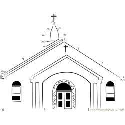 Osterville Baptist Church Dot to Dot Worksheet