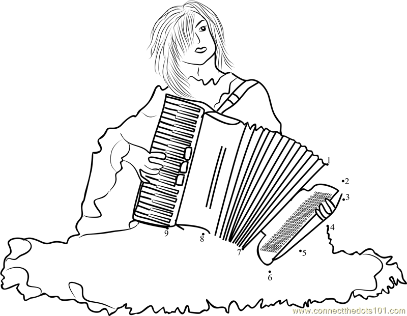 accordion coloring pages - photo #11