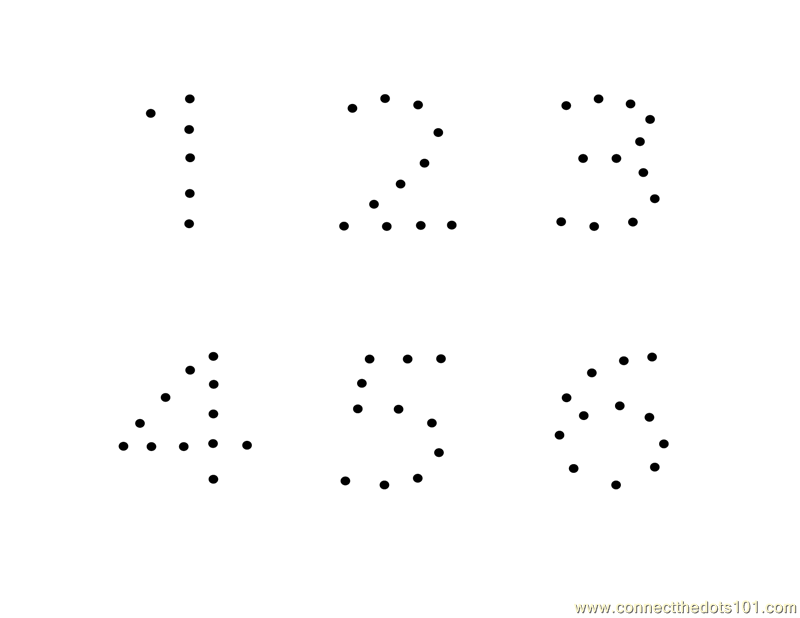 Connect Dots Numbers