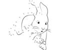 Connect the Dots Peter Rabbit with Family (Cartoons > Peter Rabbit ...