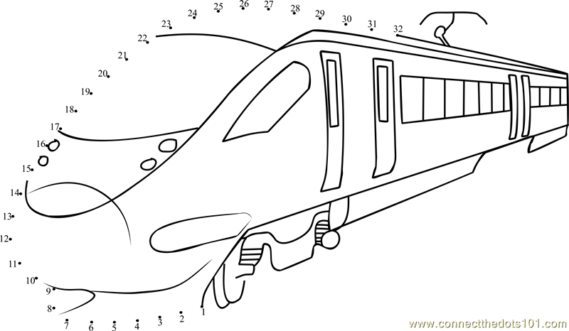 connect-the-dots-bullet-train-transporation-train-dot-to-dots-for