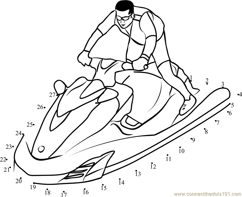 Jet Ski Coloring Pages Coloring Pages