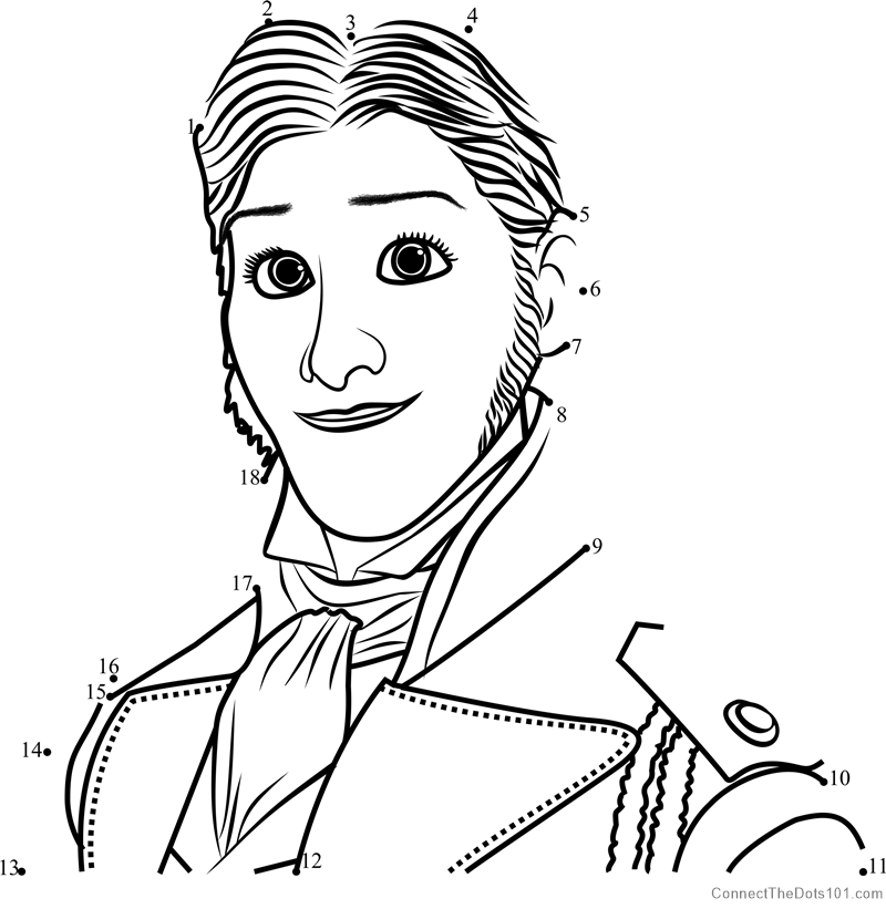 How To Draw PRINCE HANS FROM FROZEN EASY! 