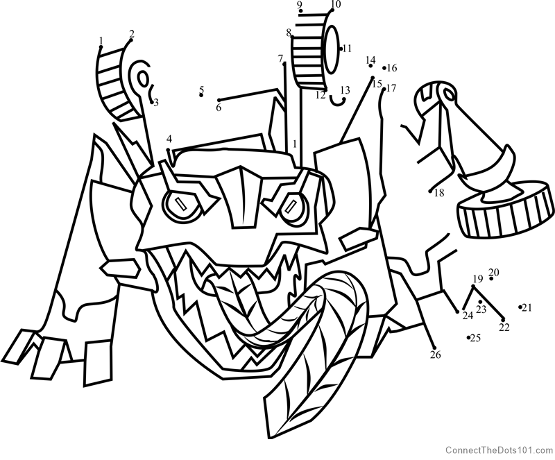 Springload From Transformers Dot To Dot Printable Worksheet Connect The Dots