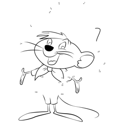 Speedy Gonzales Coloring Page for Kids - Free Animaniacs Printable