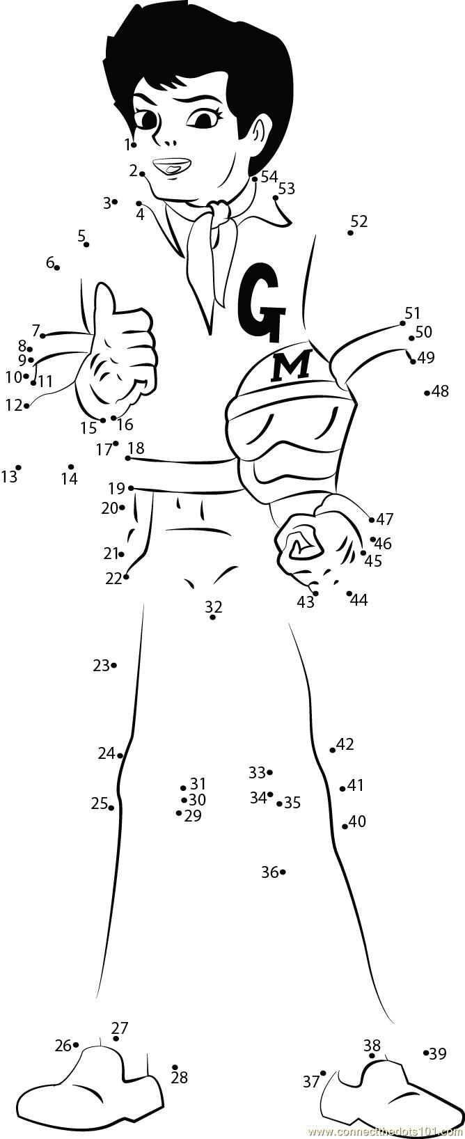 Smart Speed Racer Dot To Dot Printable worksheet Connect The Dots