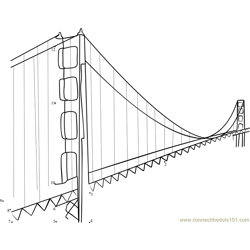 The Golden Gate Bridge is just One Famous Attraction dot to dot ...