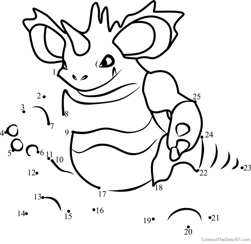 nidoking coloring pages