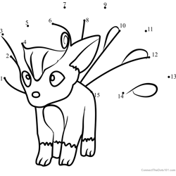 Onix Pokemon GO dot to dot printable worksheet - Connect The Dots